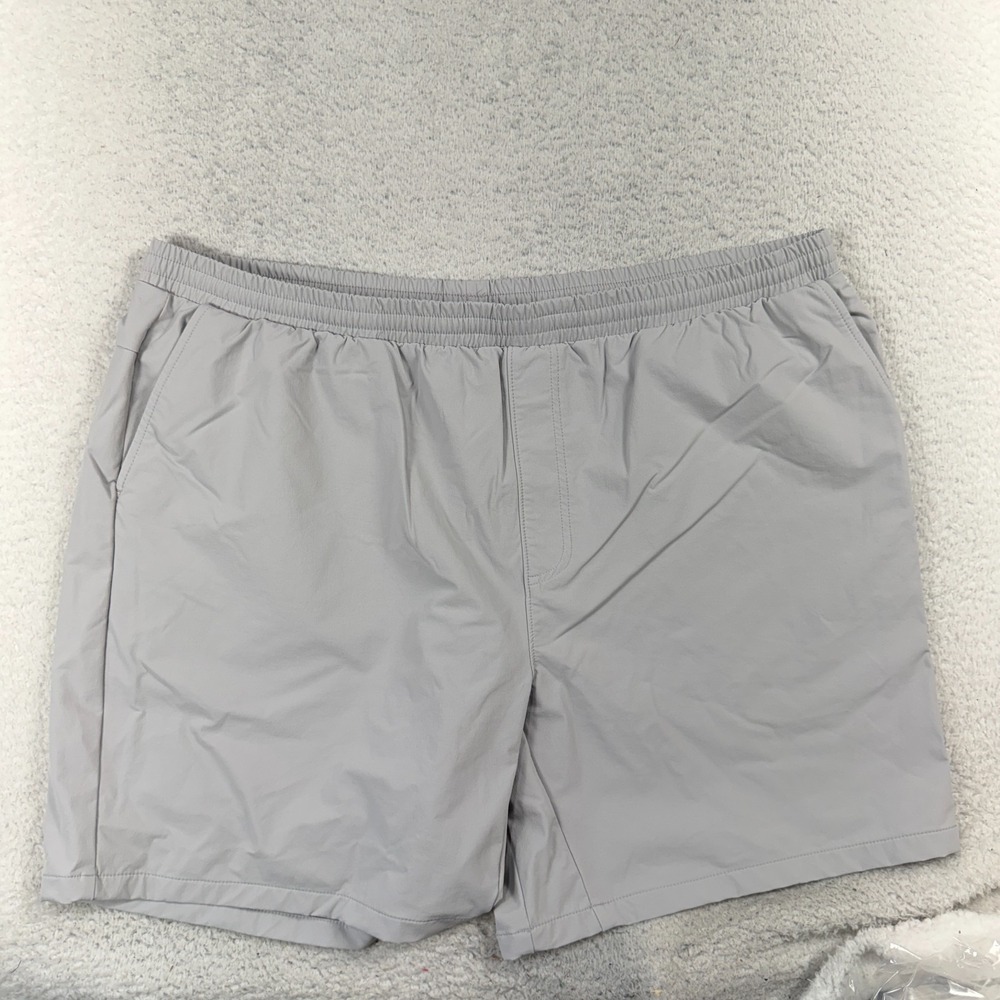FLX Shorts Mens 2XL W40 Stretch Travel Leisure Moisture Wicking Active Beige